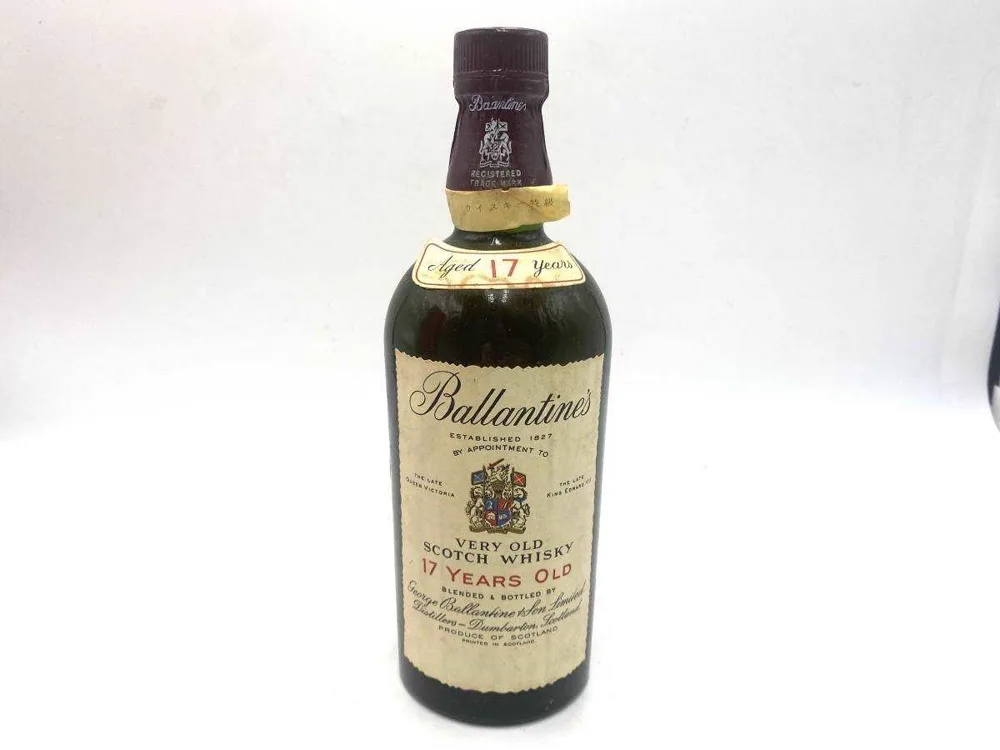 バランタイン17年 スコッチウイスキーの買取品(一例)